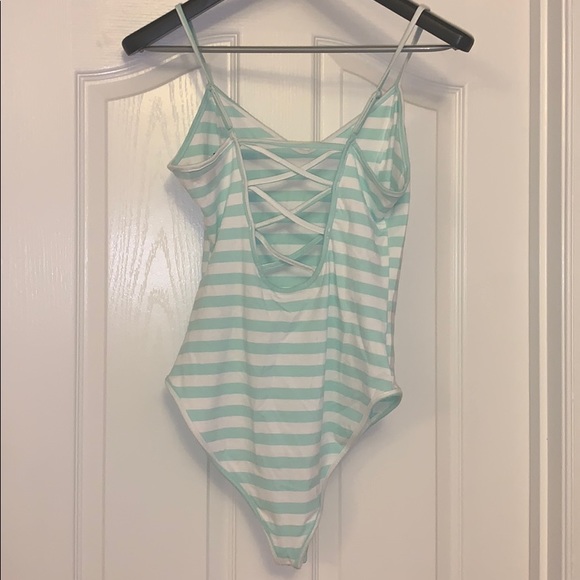 Primark Striped Strappy Bodysuit - Picture 2 of 4